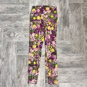 Succulent Theme Lululemon Leggings
